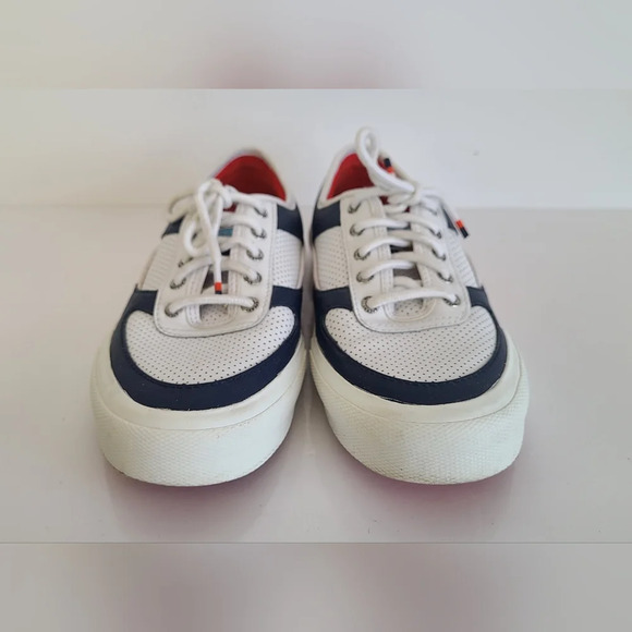 Sperry Women's Soletide Navy/Red Sneakers, STS86220, Size 9 - Picture 2 of 9